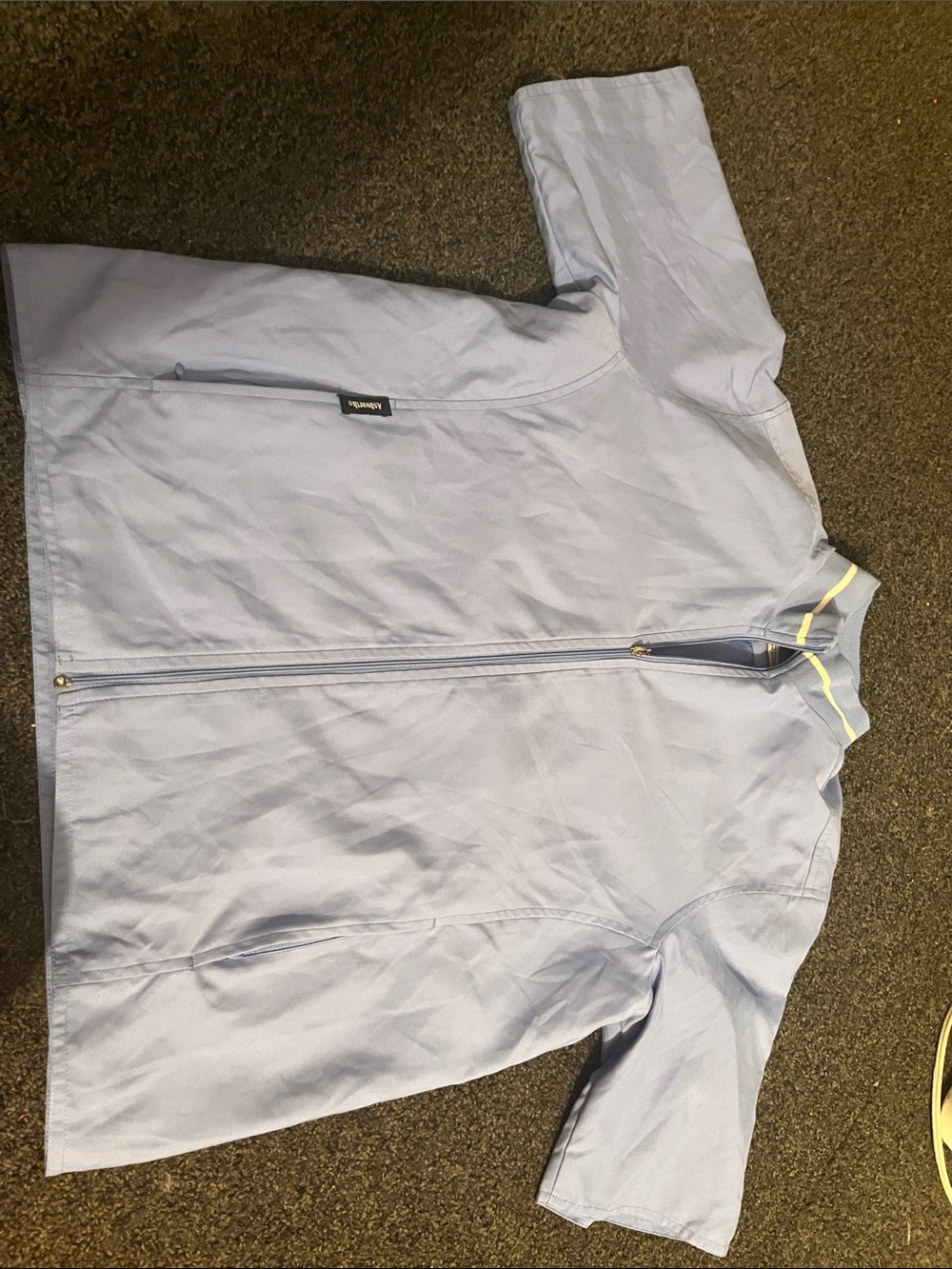 Light Blue Women's Zip-Front Jacket